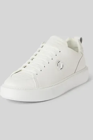 Antony Morato Sneakersy ze skóry z detalem z logo model ‘AIL’
