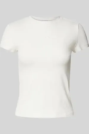 Lena Gercke T-shirt z wyhaftowanym logo — LeGer Studio Kollektion