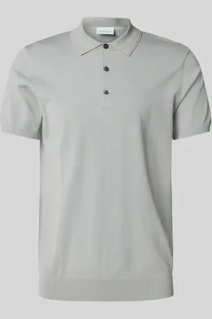 Profuomo Koszulka polo o kroju regular fit z elastycznymi wykończeniami