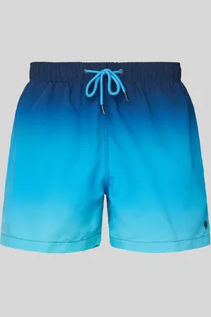 McNeal Spodenki kąpielowe o kroju relaxed fit z wyhaftowanym logo