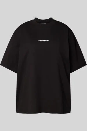 Pegador T-shirt o kroju oversized z nadrukiem z logo model ‘BRACY’