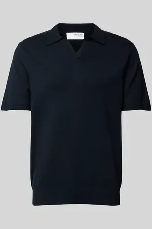 SELECTED Koszulka polo z dekoltem w serek model ‘TELLER’