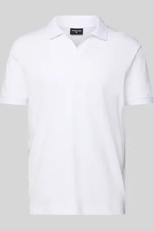 Strellson Koszulka polo z prążkowanymi wykończeniami model ‘Clark’