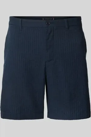 Tommy Hilfiger Szorty o kroju regular fit z mieszanki bawełny model ‘MERCER’
