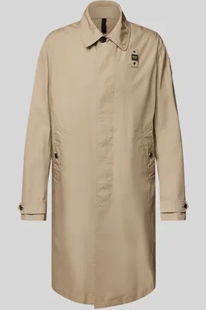 Blauer Płaszcz z naszywką z logo model ‘HUDSON’
