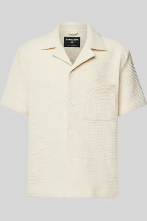 Strellson Koszula casualowa o kroju regular fit z rękawem o dł. 1/2 model ‘Noem’