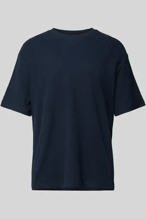 QS by s.Oliver T-shirt o kroju relaxed fit z fakturowanego dżerseju