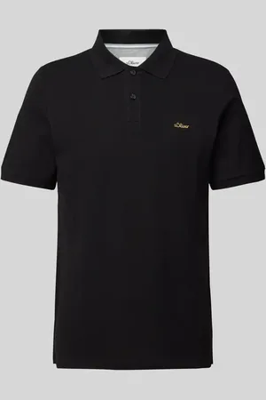 QS by s.Oliver Koszulka polo o kroju regular fit z czystej bawełny z wyhaftowanym logo