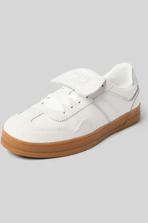 Tommy Hilfiger Sneakersy niskie ze skóry welurowej