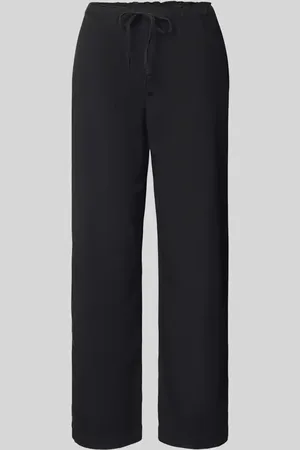 Marc O’ Polo Spodnie lniane o kroju relaxed fit z tunelem