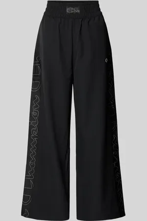 Champion Spodnie typu track pants z szeroką nogawką i lampasami