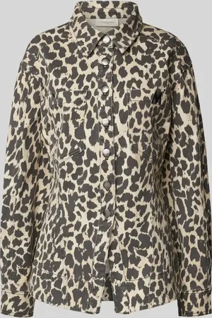 Copenhagen Muse Kurtka jeansowa z nakładanymi kieszeniami na piersi model ‘LEORA-JACKET’
