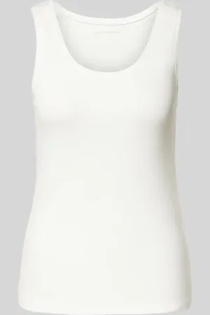 TOM TAILOR Top o kroju regular fit z mieszanki bawełny