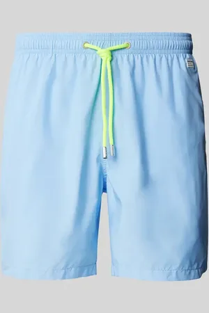 MC2 SAINT BARTH Spodenki kąpielowe o kroju regular fit z naszywką logo model ‘LIGHTING PANTONE’