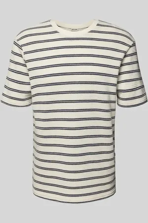 Only & Sons T-shirt z prążkowanym, okrągłym dekoltem model ‘IAN’