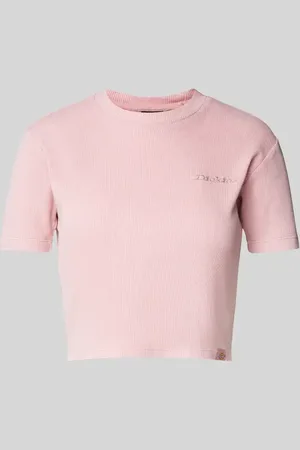 Dickies T-shirt krótki z prążkowaniem model ‘PLENTYWOOD’