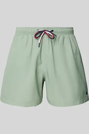 McNeal Spodenki kąpielowe o kroju relaxed fit z wyhaftowanym logo