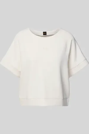 HUGO BOSS Bluza z prążkowanymi wykończeniami model ‘Emsa’
