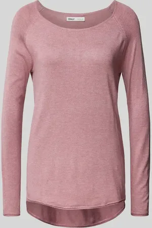 ONLY Sweter z dzianiny o kroju shaped fit z mieszanki wiskozy model ‘MILA LACY’