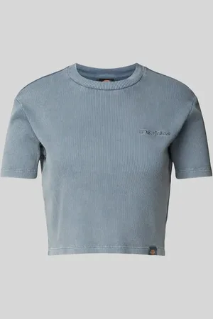 Dickies T-shirt krótki z prążkowaniem model ‘PLENTYWOOD’