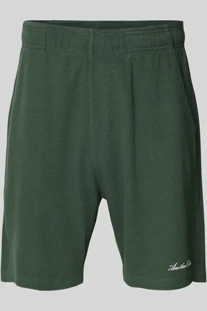 Another Cotton Lab Szorty o kroju relaxed fit z fakturowanym wzorem