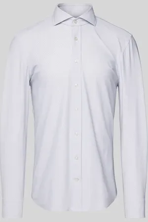 Baldessarini Koszula biznesowa o kroju slim fit z kołnierzykiem typu cutaway model ‘Hugh’