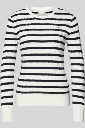 GANT Sweter z dzianiny z dodatkiem streczu