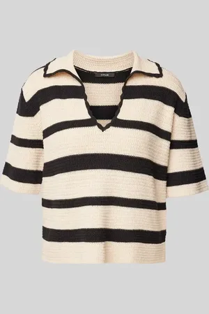 Opus Sweter z dzianiny z rękawem o dł. 1/2 model ‘Pertiny’