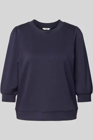 mbyM Bluza z mieszanki wiskozy z rękawem o dł. 3/4 model ‘Kadi’