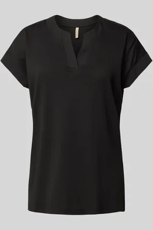 soyaconcept T-shirt z dekoltem w serek model ‘DERBY’