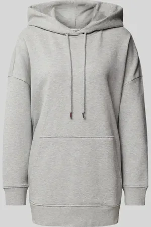 Marc O’ Polo Bluza o kroju oversized z czystej bawełny z kapturem i bocznymi rozcięciami