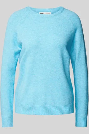 ONLY Sweter z dzianiny o kroju regular fit z mieszanki wiskozy model ‘LESLY KINGS’
