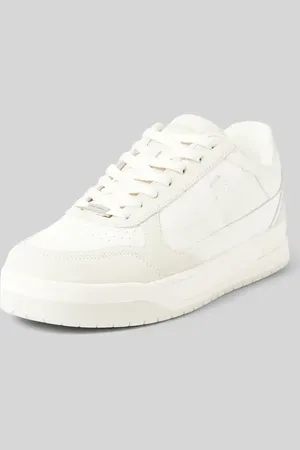 Pegador Sneakersy skórzane z aplikacją z logo model ‘PULSE LOW’