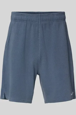 Another Cotton Lab Szorty o kroju relaxed fit z fakturowanym wzorem