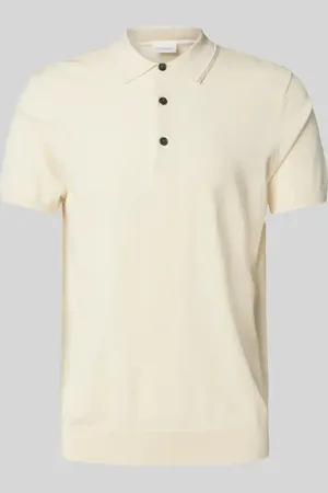 Profuomo Koszulka polo o kroju regular fit z elastycznymi wykończeniami