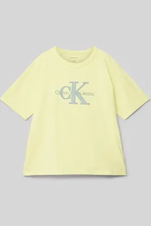 Calvin Klein T-shirt z detalem z logo model ‘OTTOMAN’
