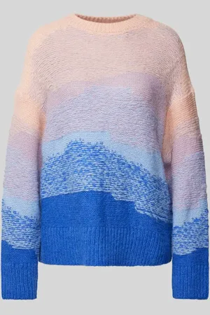 Lollys Laundry Sweter z dzianiny z okrągłym dekoltem model ‘Emmy’