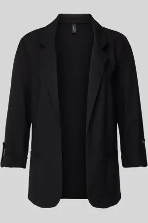 VERO MODA Krótki żakiet o luźnym kroju z mieszanki wiskozy i lnu model ‘JESMILO’