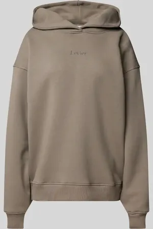 Lena Gercke Bluza z kapturem i wyhaftowanym logo model ‘Abby’