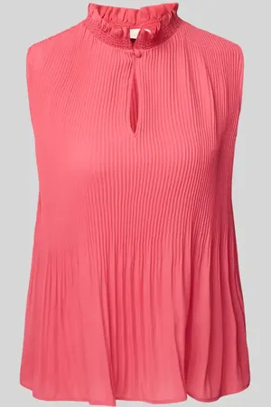 Liu Jo Top bluzkowy o kroju regular fit z plisami