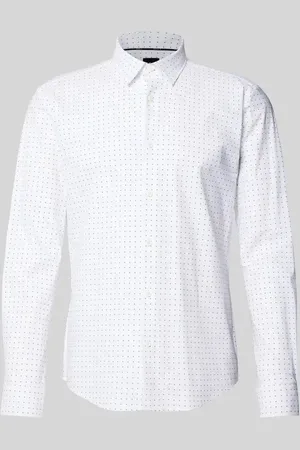 HUGO BOSS Koszula casualowa o kroju slim fit z kołnierzykiem typu kent model ‘ROAN’