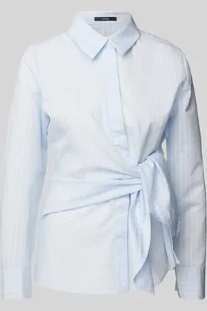 Someday Bluzka koszulowa o kroju regular fit z wiązanym paskiem model ‘Zellissima’