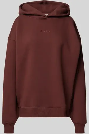 Lena Gercke Bluza z kapturem i wyhaftowanym logo model ‘Abby’