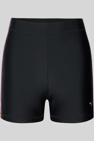 PUMA Figi bikini z wysokim stanem i nadrukiem z logo