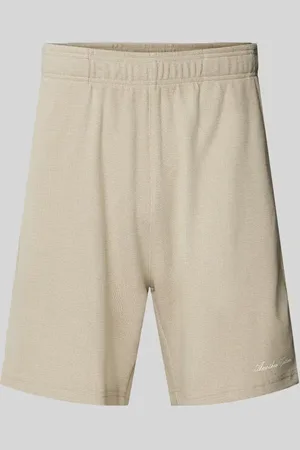 Another Cotton Lab Szorty o kroju relaxed fit z fakturowanym wzorem