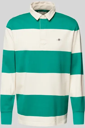 GANT Bluza z kołnierzykiem polo model ‘RUGGER’