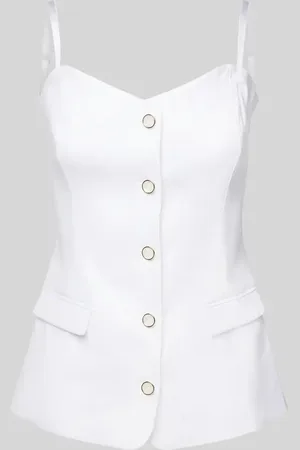 Guess Top na ramiączkach z listwą guzikową model ‘ISABEAU’