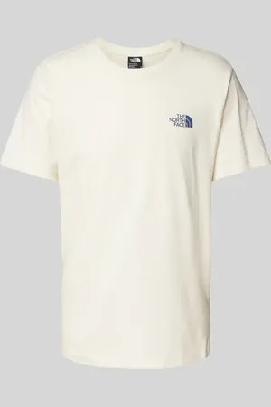 The North Face T-shirt z wiskozy z nadrukiem z logo