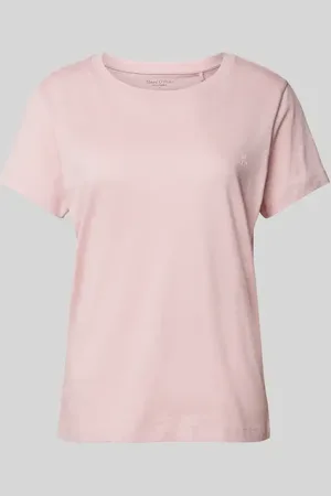 Marc O’ Polo Góra od piżamy o kroju regular fit z czystej bawełny z nadrukiem z logo