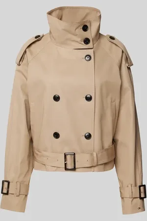 Tommy Hilfiger Trencz krótki ze stójką